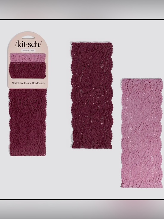 Kitsch Accessories - Kitsch Lace Elastic Headband Duo